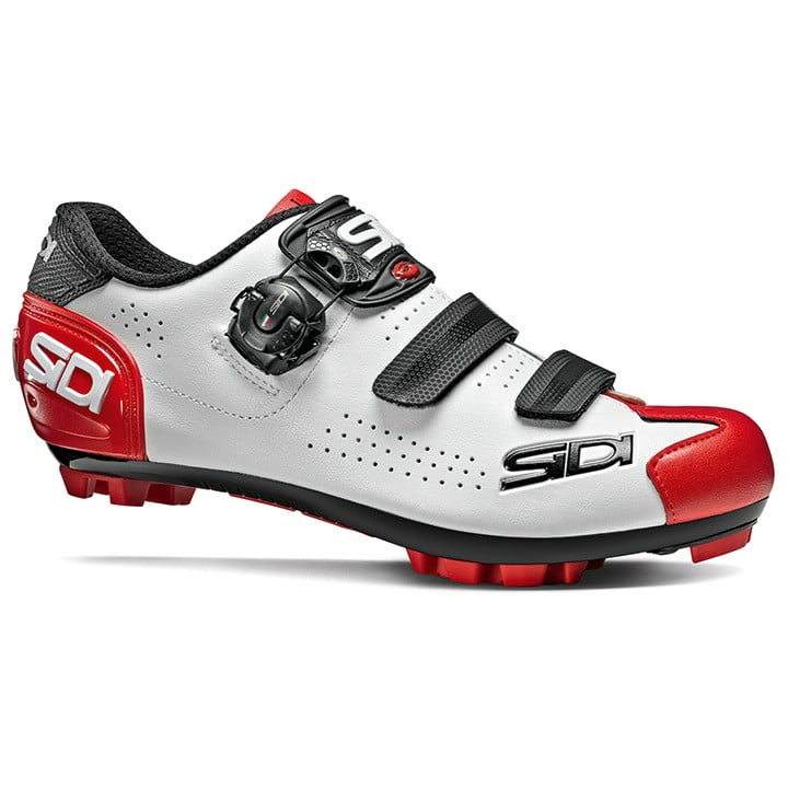 leugenaar Verbinding Triatleet SIDI MTB-schoenen Trace 2 rood - zwart - wit