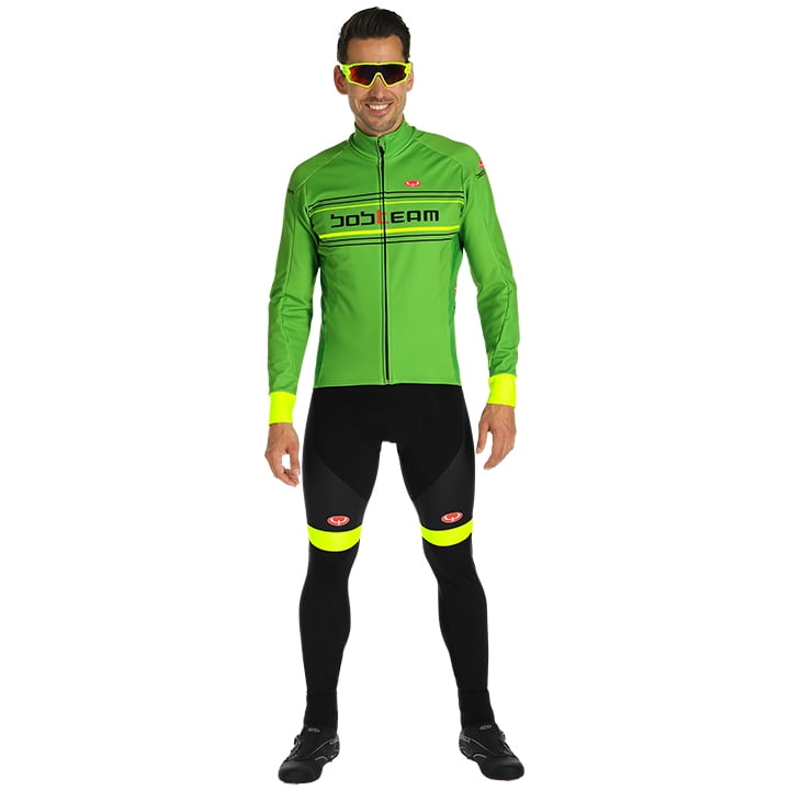 BOBTEAM Scatto Set (winter jacket + cycling tights), for men