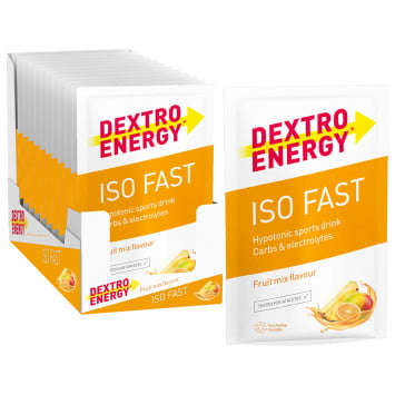 Iso Fast Drink Fruit Mix 12 st./karton DEXTRO ENERGY Iso Fast Drink Fruit Mix 12 st./karton