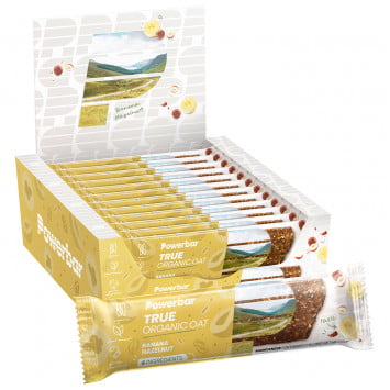 Barretta True Organic OAT Banana Haselnut 16 pz./scatola POWERBAR Barretta True Organic OAT Banana Haselnut 16 pz./scatola
