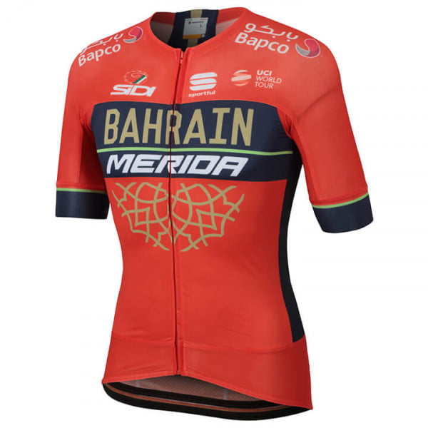 Maillot manches courtes BAHRAIN-MERIDA Pro Race 2018 Maillot manches courtes BAHRAIN-MERIDA Pro Race 2018