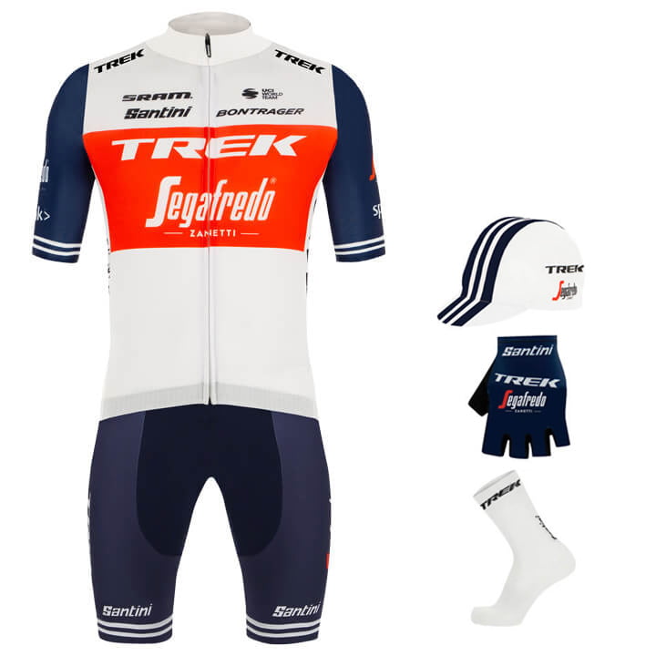 TREK-SEGAFREDO 2020 Maxi-Set (5 stukken), voor heren, Fietskleding