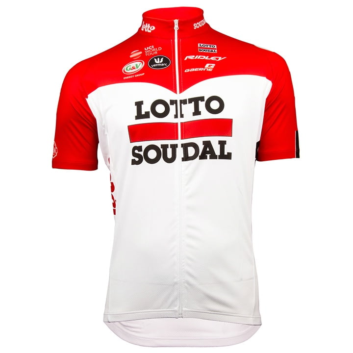 Lotto Soudal 2018 Short Sleeve Jersey Short Sleeve Jersey, for men, size 2XL, Cycle shirt, Bike gear