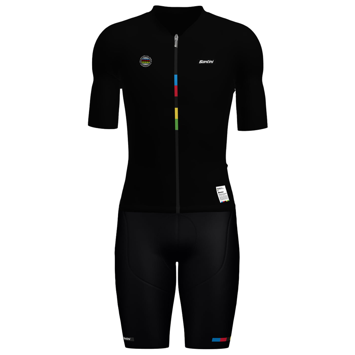 UCI WORLD CHAMPION Mondo 2025 Set (fietsshirt + fietsbroek) set (2 artikelen),