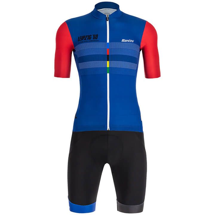 UCI GRANDI CAMPIONI Leipzig 1960 Set (fietsshirt + fietsbroek), voor heren, Fiet