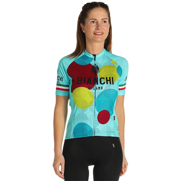 BIANCHI MILANO Ancipa Women’s Jersey Women’s Short Sleeve Jersey, size XL, Cycle jersey, Bike gear