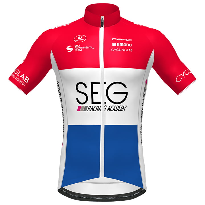 SEG RACING ACADAMY Short Sleeve Jersey Dutch Champion 2020, for men, size 2XL, Cycle shirt, Bike gear