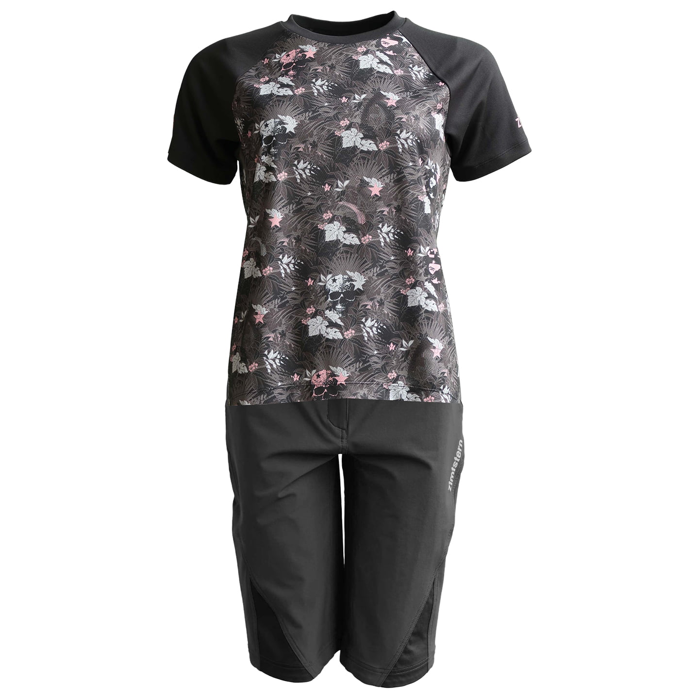 ZIMTSTERN Braapz Dames set (fietsshirt + fietsbroek) dames set (2 artikelen),