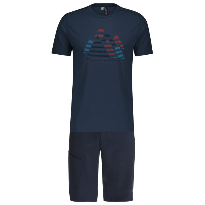 SCOTT Defined Dri Graphic Set (fietsshirt + fietsbroek) set (2 artikelen), voor