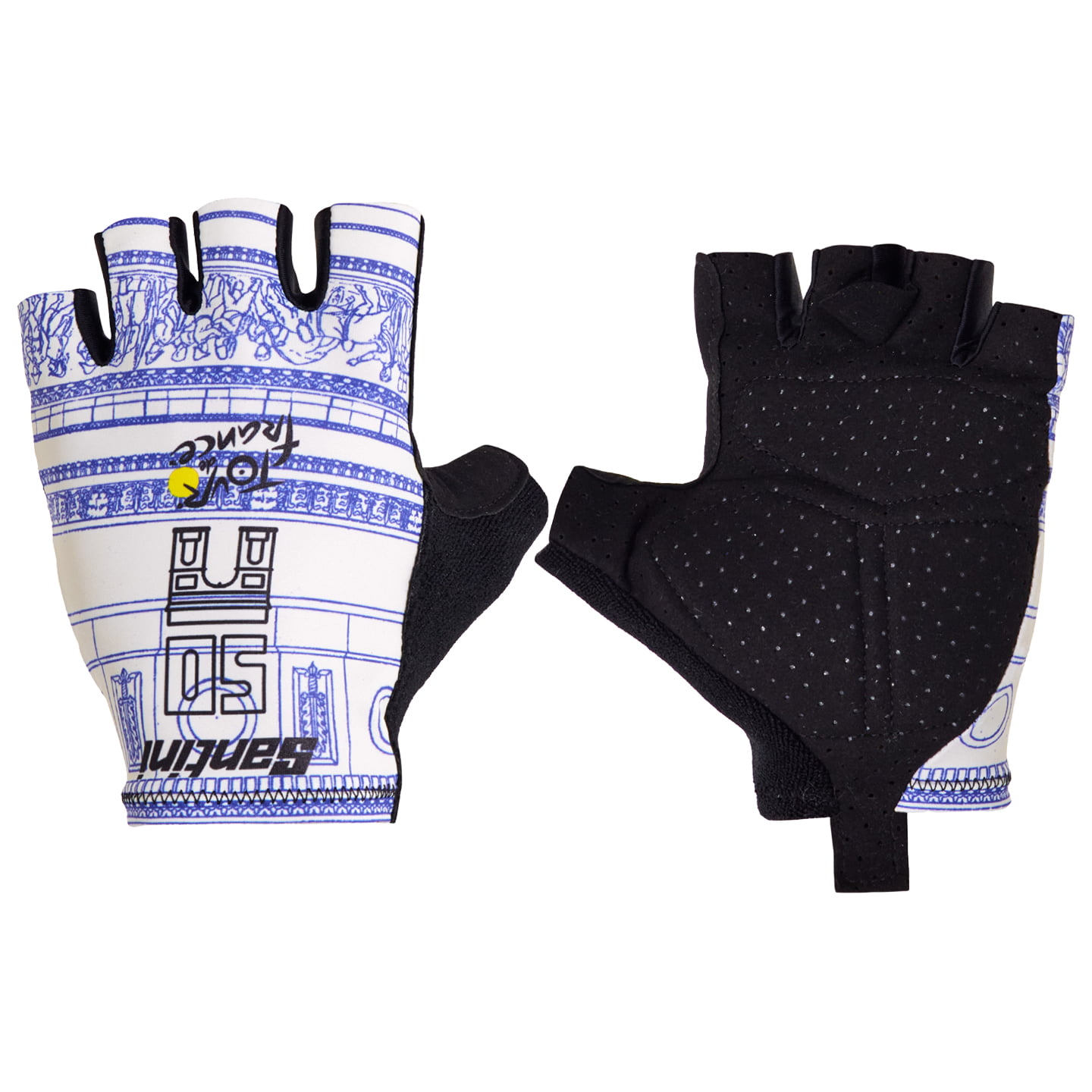 TOUR DE FRANCE Arc de Triomphe 2025 handschoenen, voor heren, Maat L,