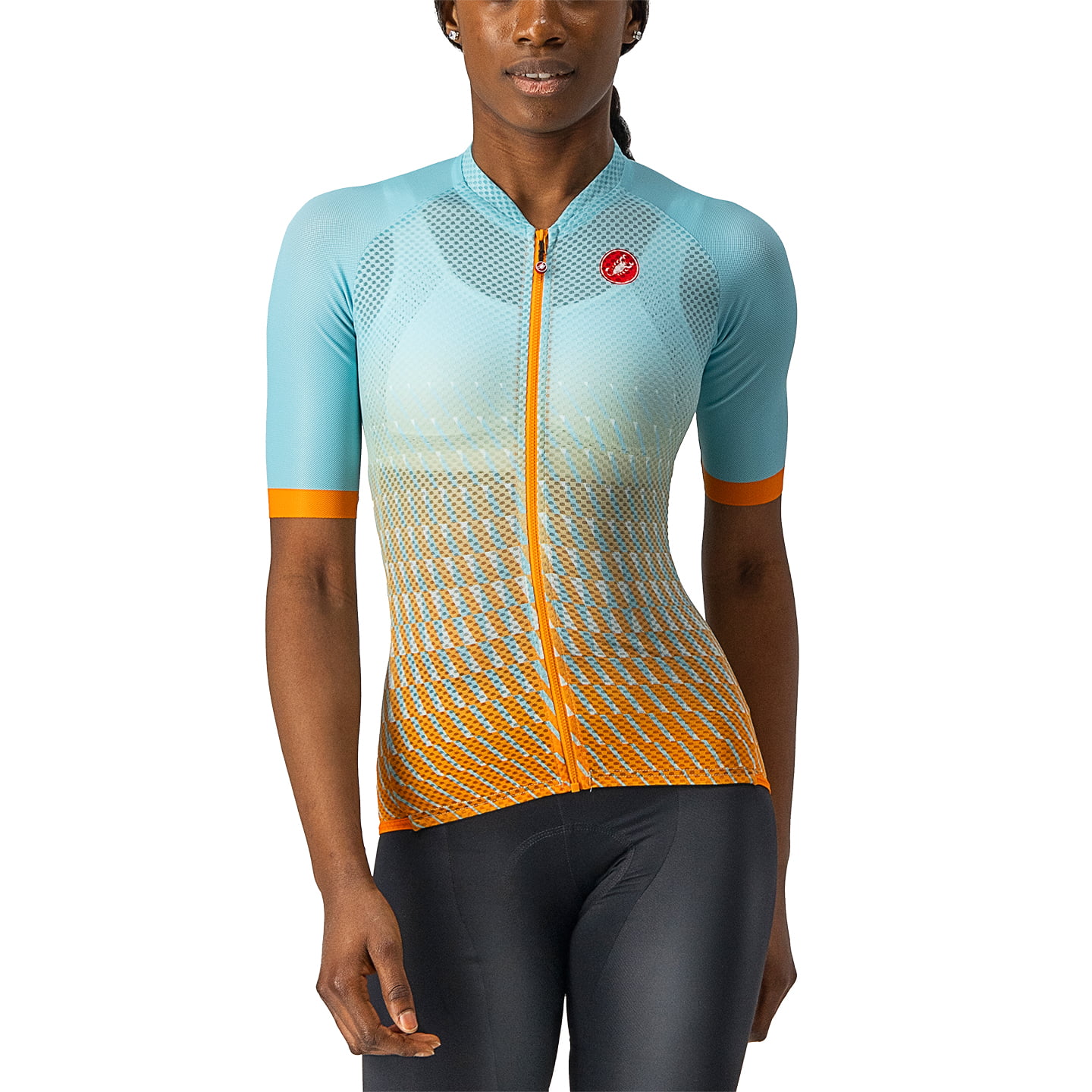 CASTELLI Climber’s 2.0 Women’s Jersey Women’s Short Sleeve Jersey, size M, Cycling jersey, Cycle clothing