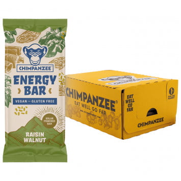 Barrita energética con pasas y nueces 15 uds./caja CHIMPANZEE Barrita energética con pasas y nueces 15 uds./caja