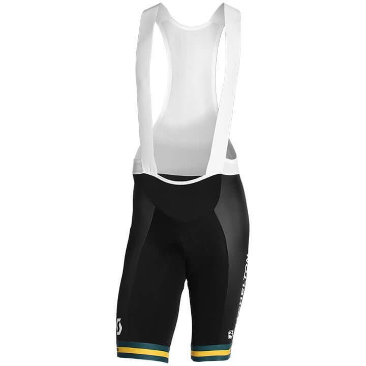 MITCHELTON-SCOTT Bib Shorts Australian Champion 2020, for men, size S, Cycle shorts, Cycling clothing