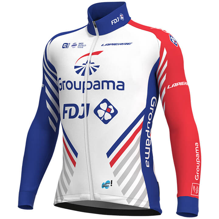 GROUPAMA-FDJ 2019 Thermal Jacket Thermal Jacket, for men, size S, Winter jacket, Cycling clothing