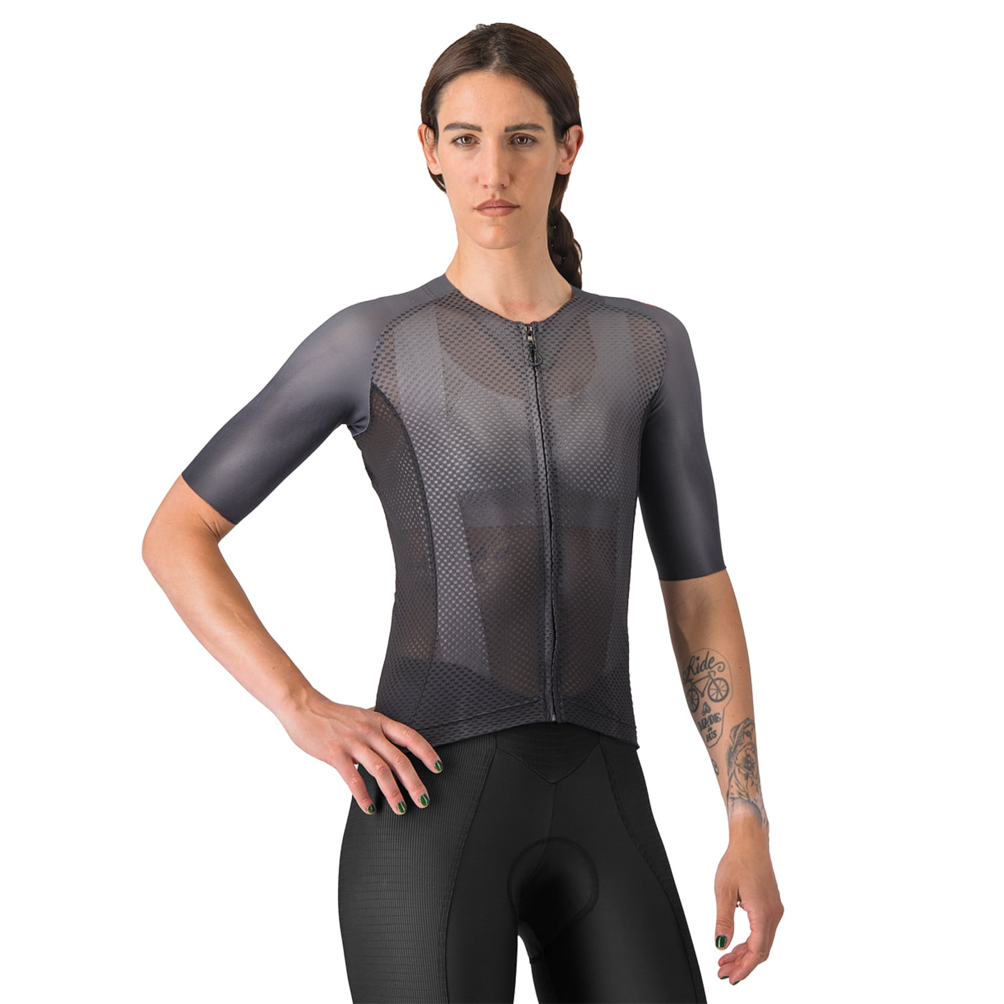 CASTELLI Climber's A/C damesfietsshirt, Maat L, Fietsshirt, Fietskleding
