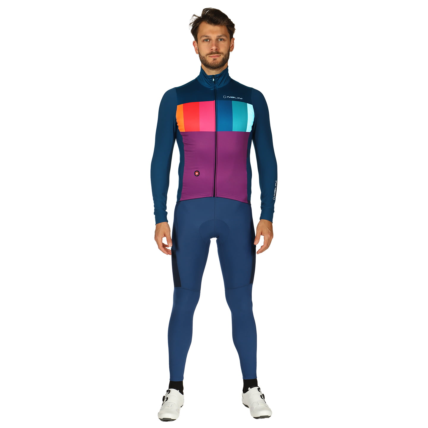 NALINI Asfalto Warm Set (winter fietsjack + lange koersbroek) set (2 artikelen),