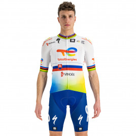 TOTALENERGIES Short Sleeve Jersey Ex World Champion 2023 multicolored -  white