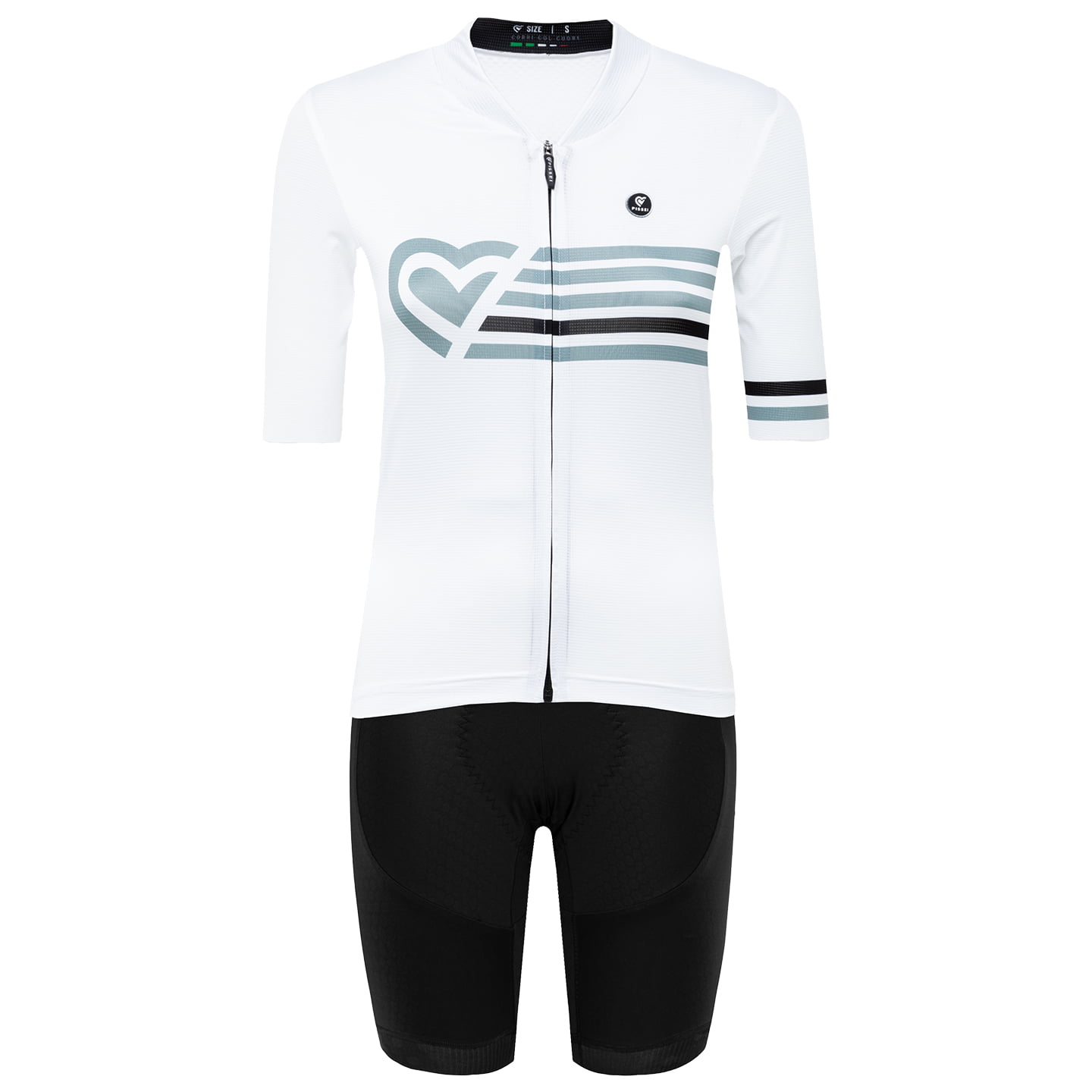 PISSEI Prime Dames set (fietsshirt + fietsbroek) dames set (2 artikelen),