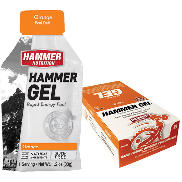 HAMMER NUTRITION Gel Orange 24 STUKS/DOOS, Sportgel, Prestatievoeding