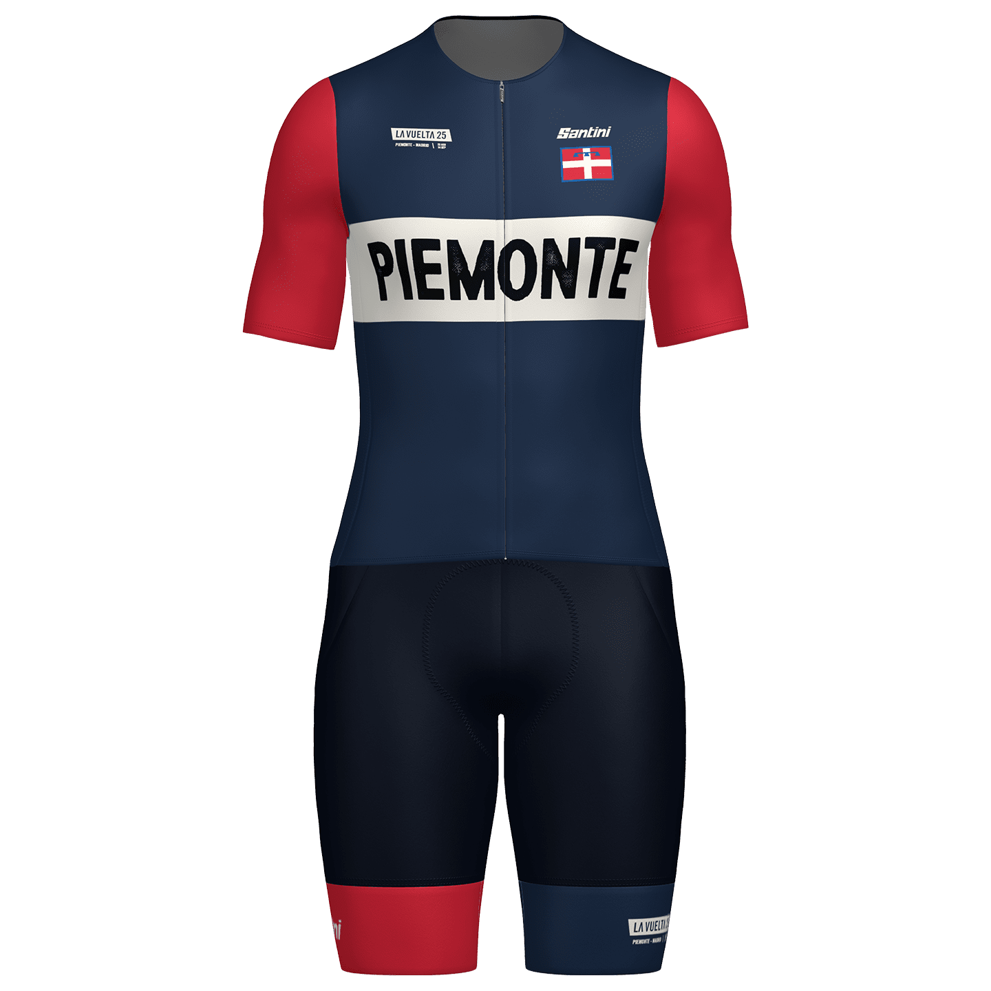 LA VUELTA Gran Salida Piemonte 2025 Set (fietsshirt + fietsbroek) set (2