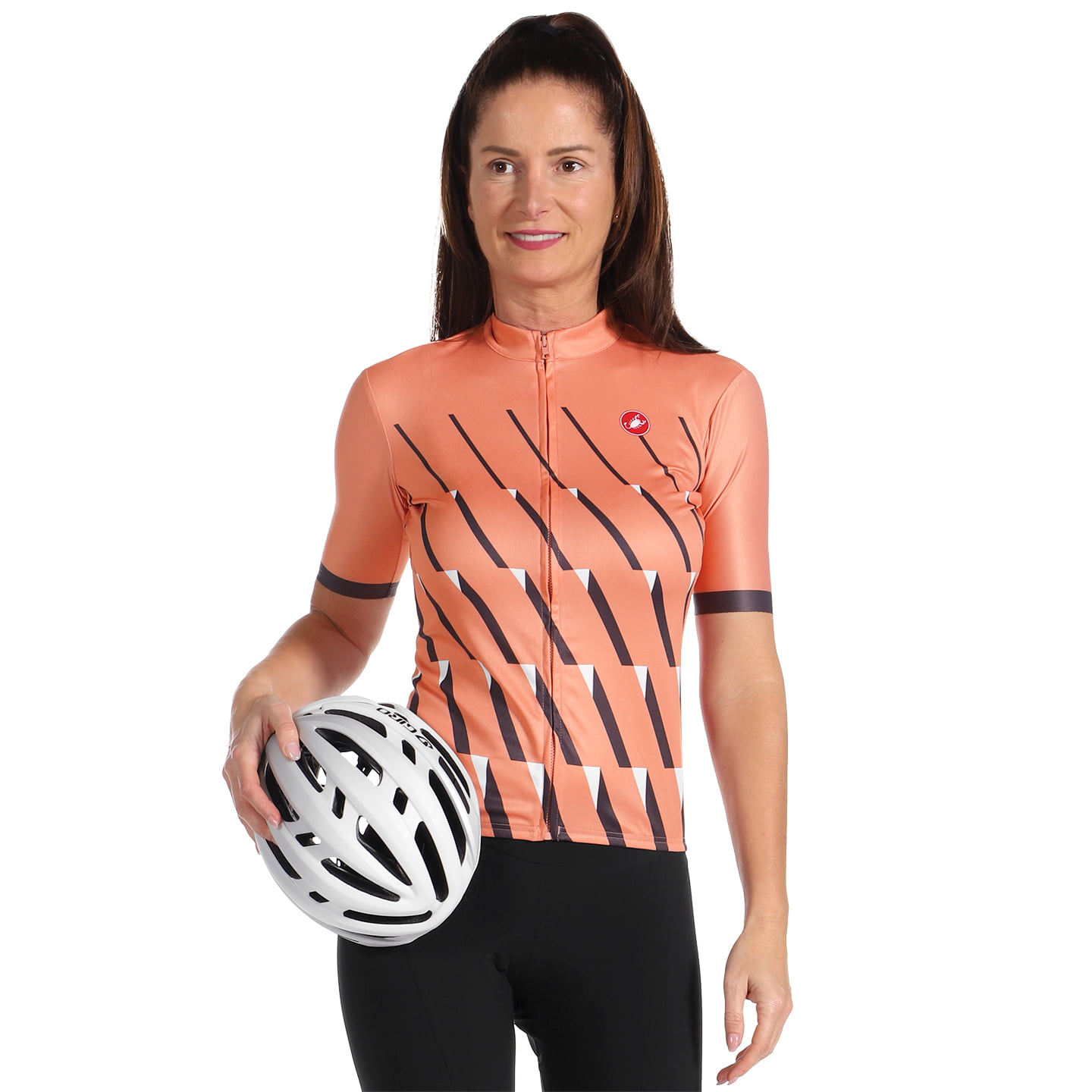 CASTELLI Pendio Women’s Jersey Women’s Short Sleeve Jersey, size S, Cycling jersey, Cycle gear