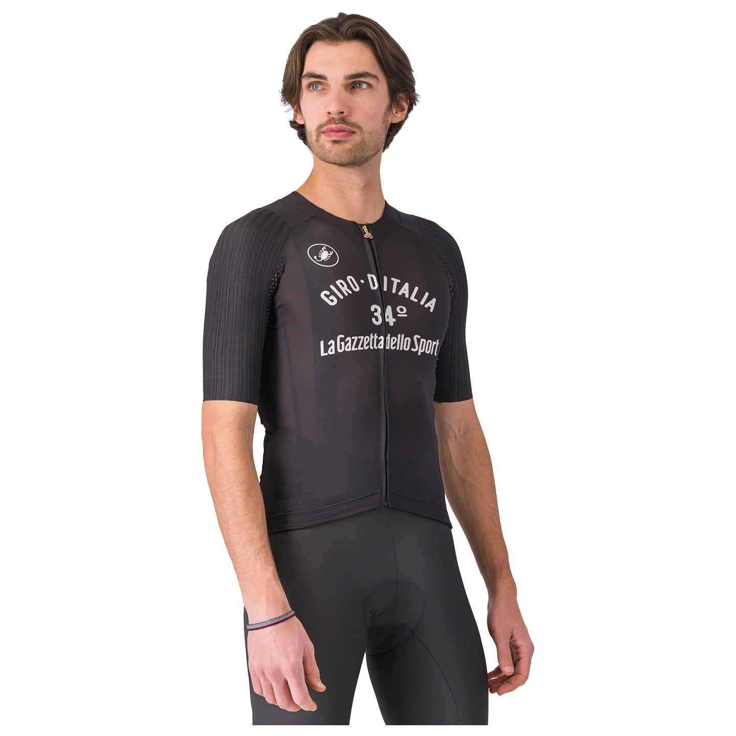 GIRO D'ITALIA Vintage Maglia Nera 34 2025 fietsshirt met korte mouwen, voor