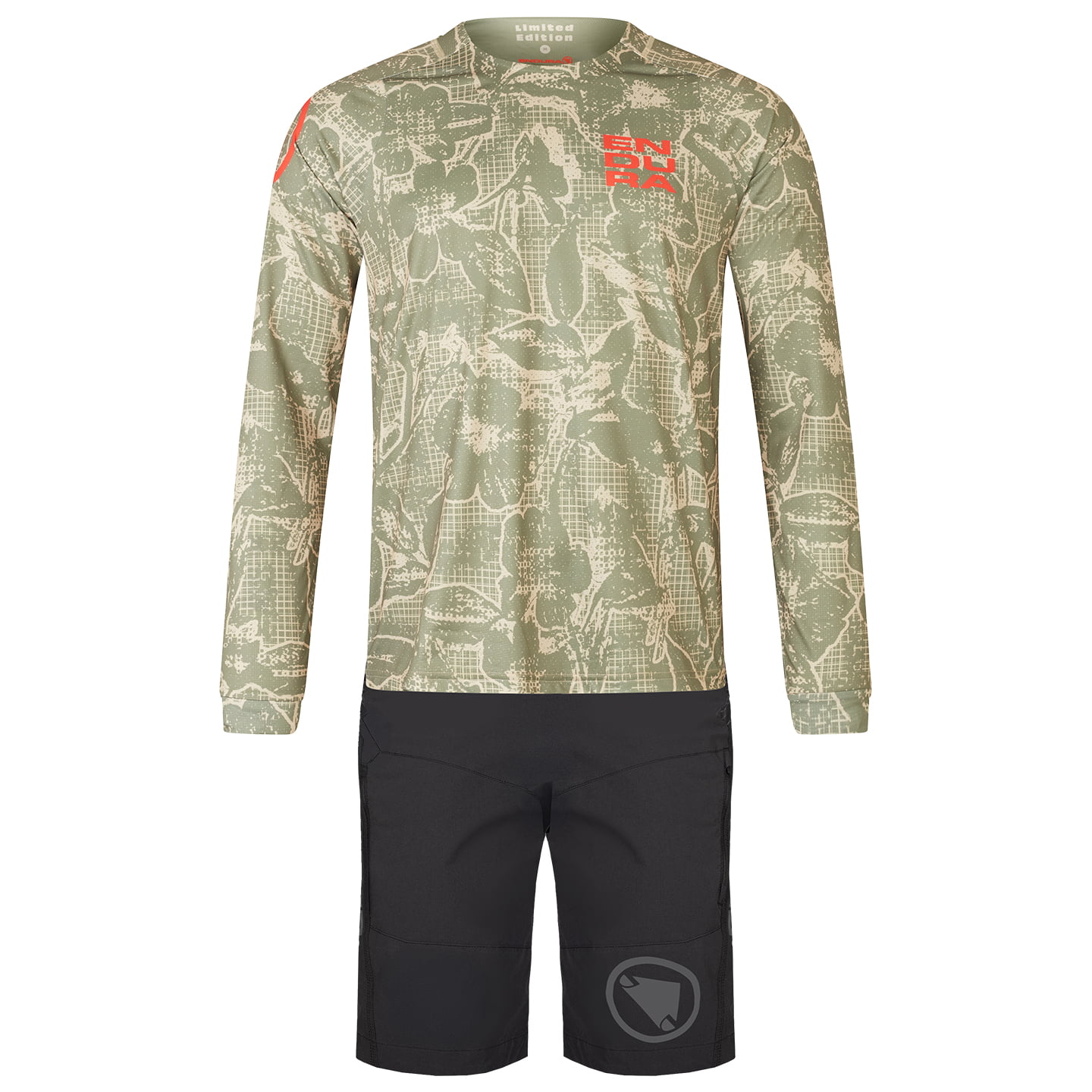 ENDURA LTD Printed Set (fietsshirt + fietsbroek) set (2 artikelen), voor heren