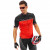 fietsshirt met korte mouwen Race Concept, rood-zwart