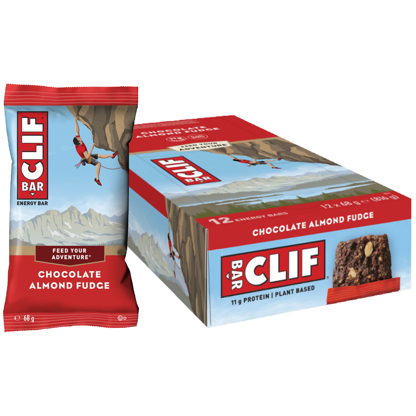 CLIF Energy Bars Chocolate-Almond 12 units/box, Sports food