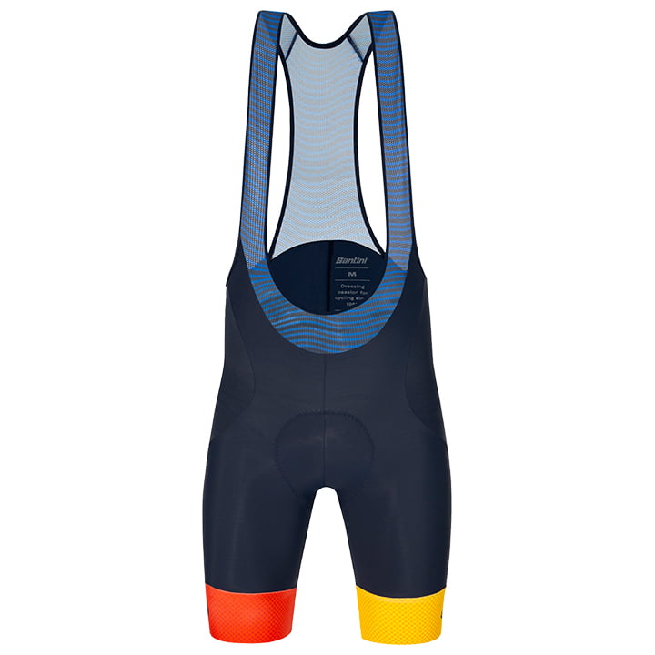 SANTINI kurze Trägerhose Vincenzo Nibali 2021 korte koersbroek, voor heren, Maat