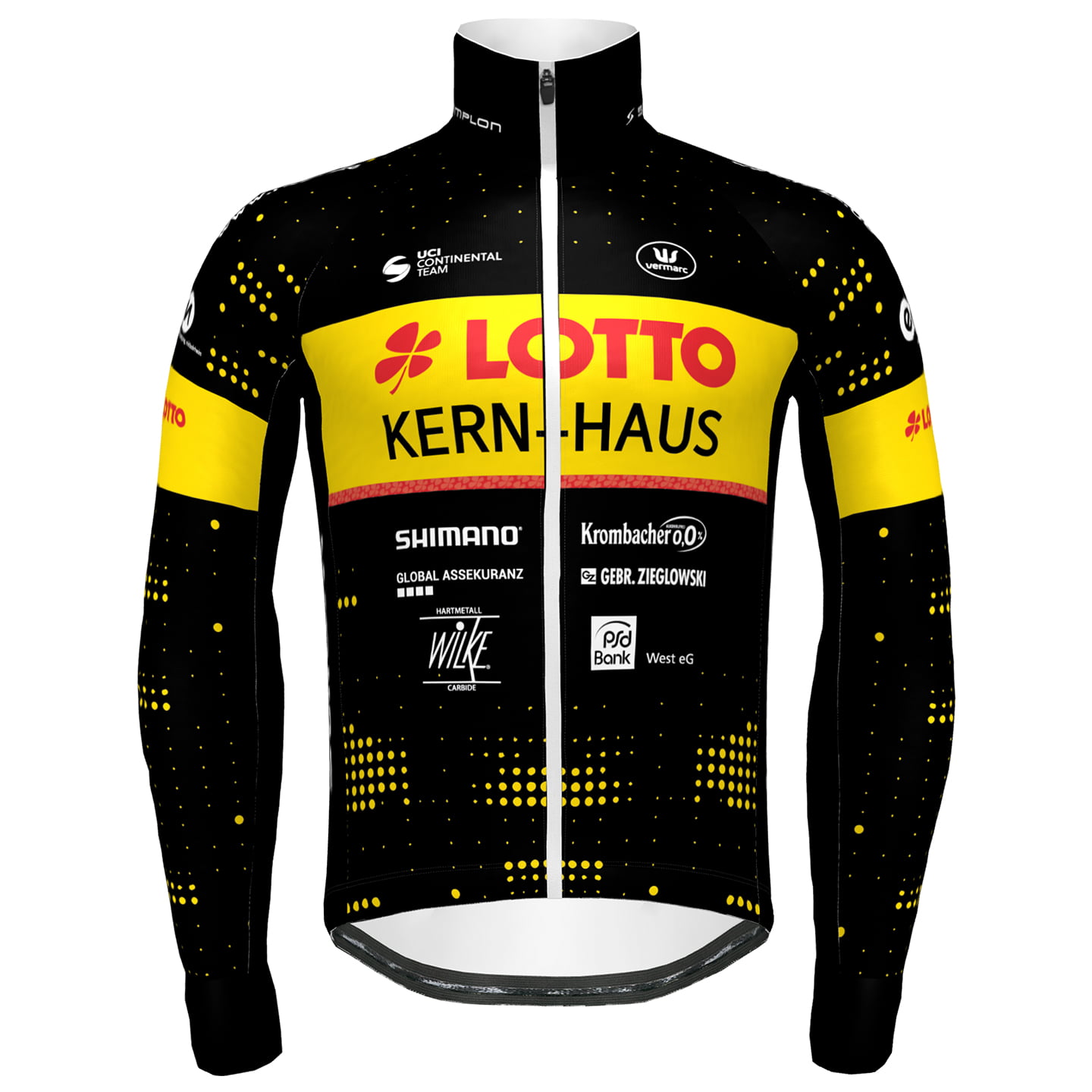 TEAM LOTTO-KERN HAUS Winter Jacket 2023 Thermal Jacket, for men, size XL, Winter jacket, Bike gear