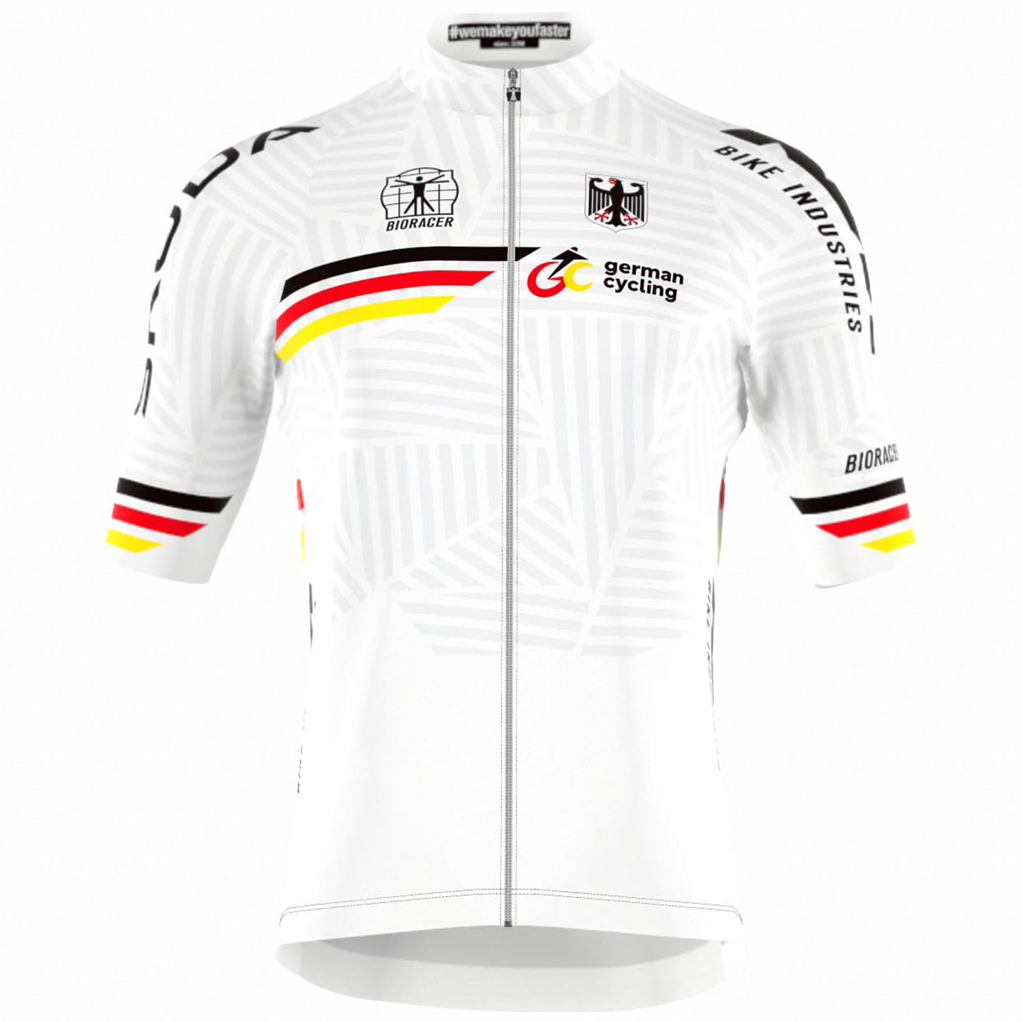 DUITS NATIONAAL TEAM Shirt met korte mouwen 2025 fietsshirt met korte mouwen,