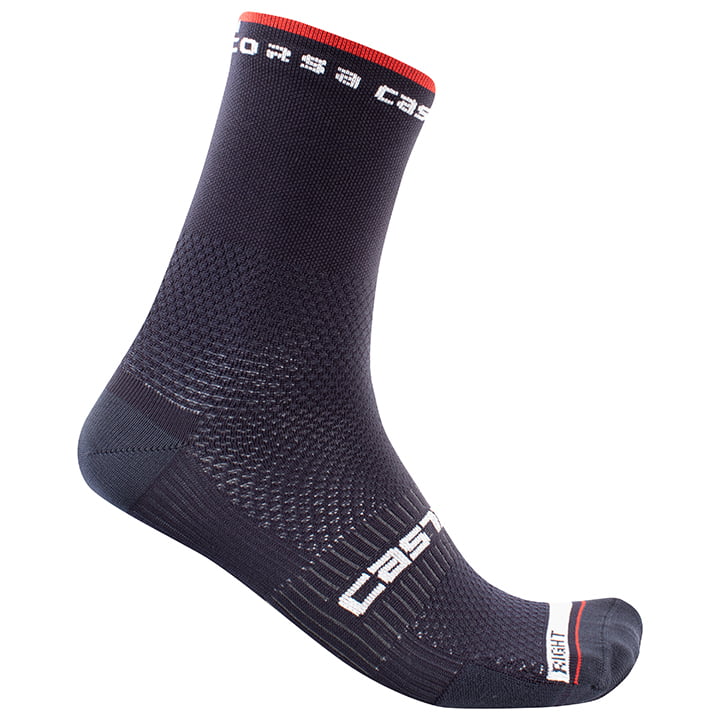 CASTELLI Rosso Corsa 15 Cycling Socks Cycling Socks, for men, size 2XL, MTB socks, Cycling clothing