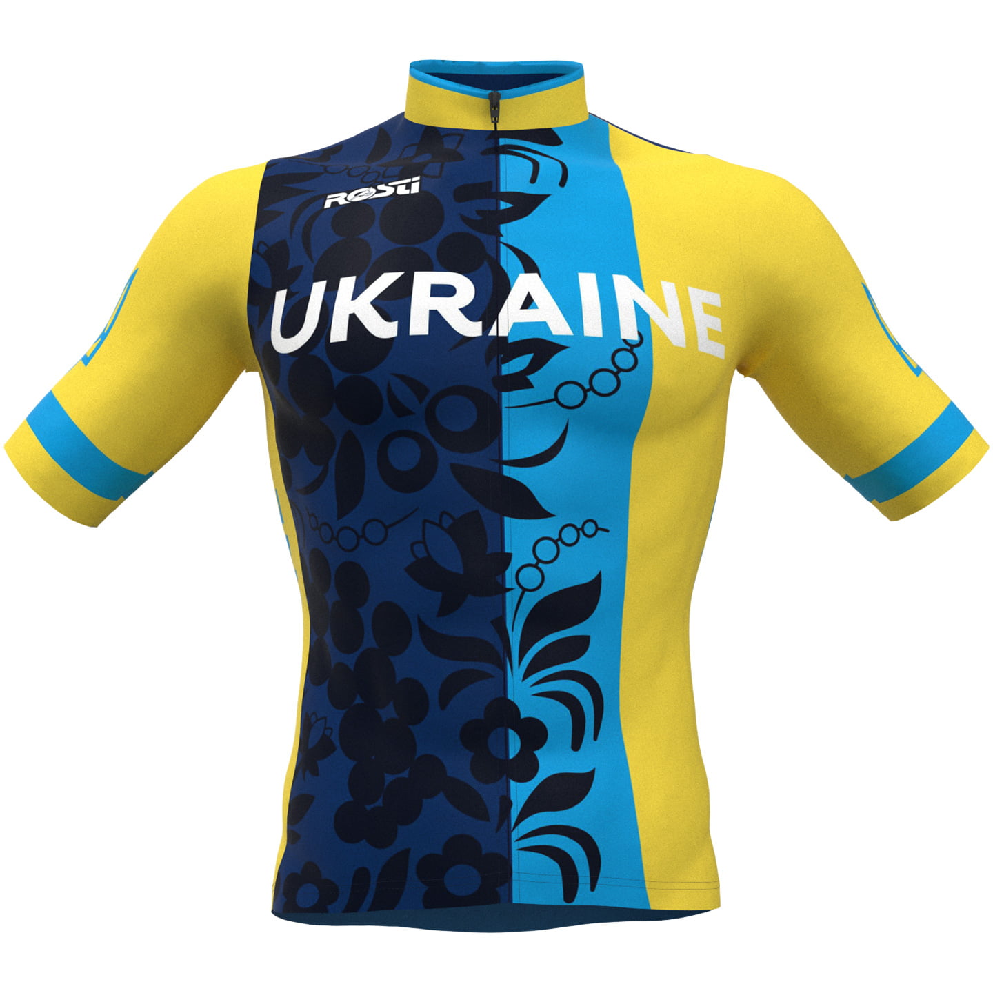 UKRAINIAN NATIONAL TEAM 2022 Short Sleeve Jersey Short Sleeve Jersey, for men, size S, Cycling jersey, Cycling clothing