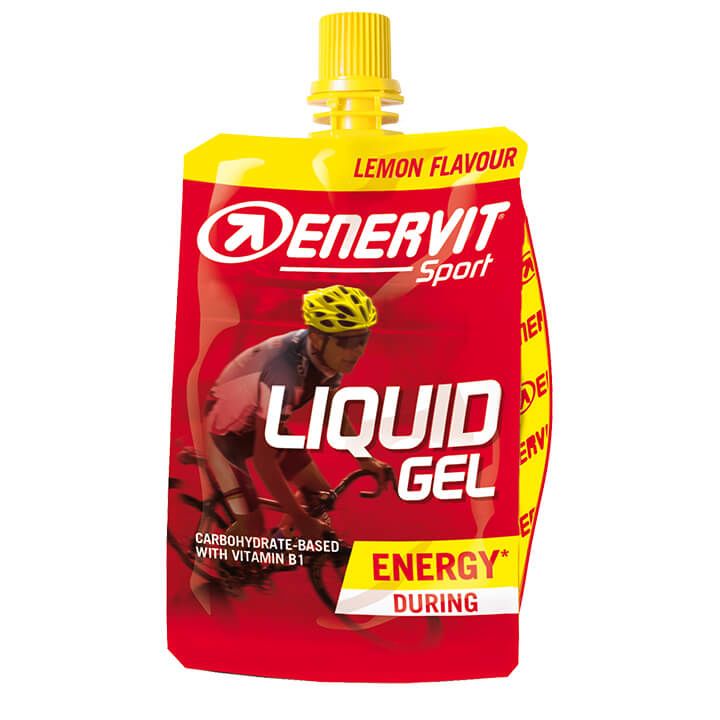 ENERVIT Sport Liquid Gel Lemon, Sportgel, Prestatievoeding