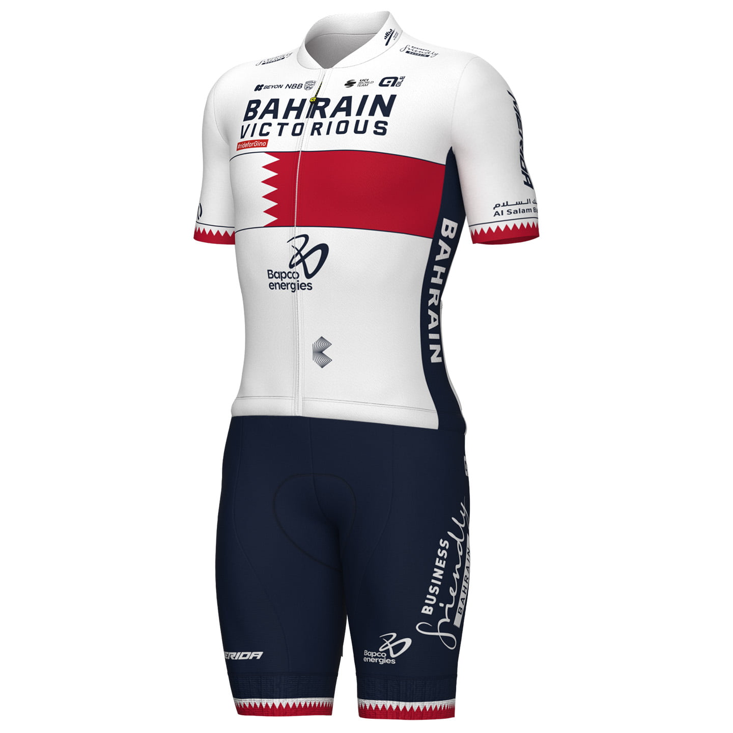 BAHRAIN VICTORIUS Bahrain. Meister 24 Set (fietsshirt + fietsbroek) set (2