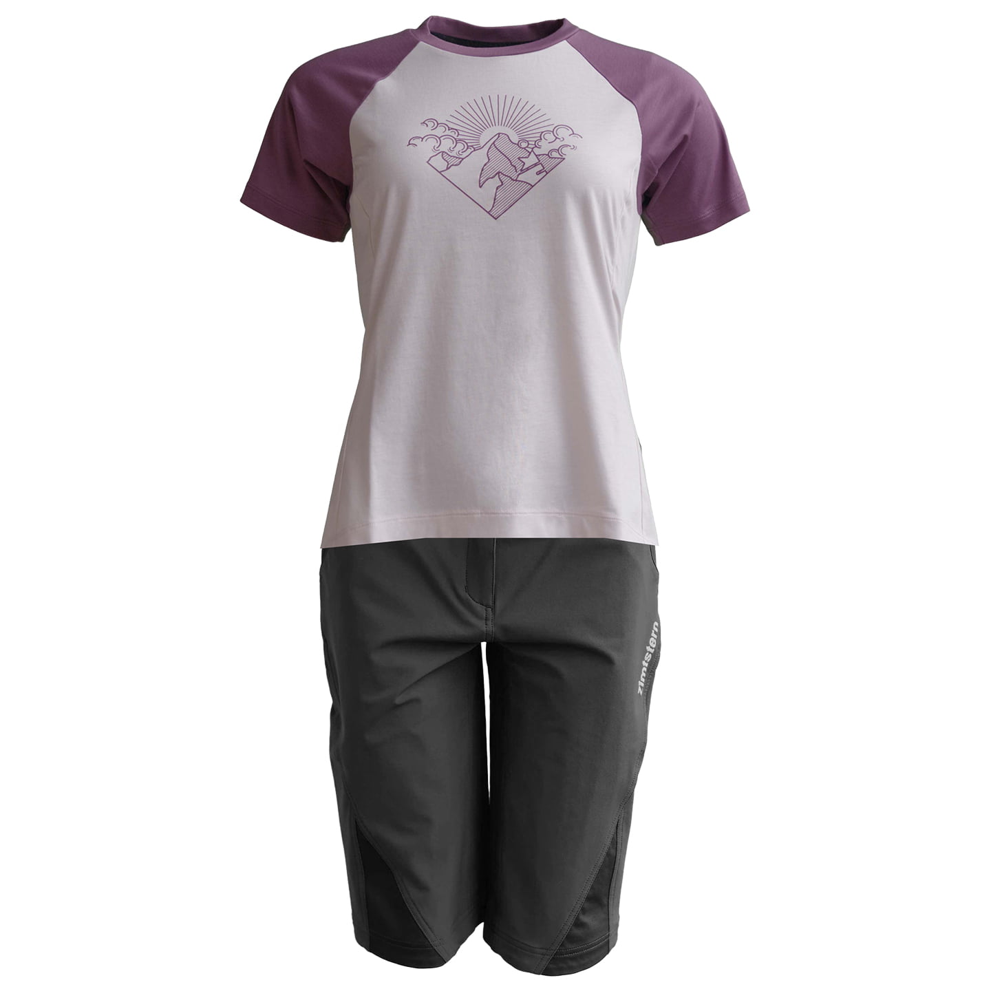 ZIMTSTERN PureFlowz Dames set (fietsshirt + fietsbroek) dames set (2 artikelen),