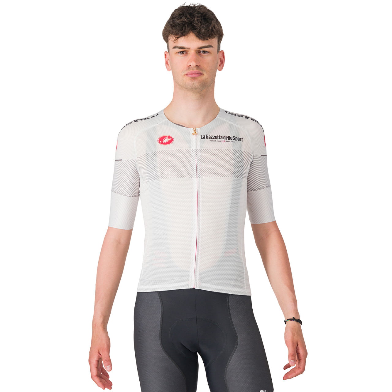 Maillot mangas cortas Race GIRO D'ITALIA Maglia Bianca 2024