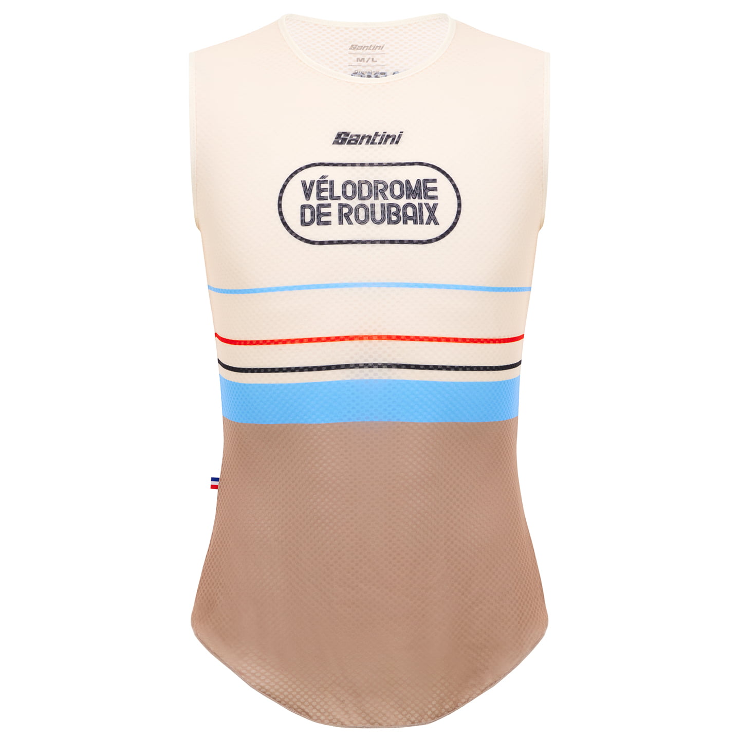 SANTINI Fietszonder mouwen Paris-Roubaix 2024 onderhemd, voor heren, Maat XS