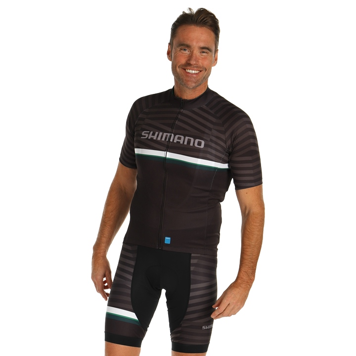SHIMANO Team Set (fietsshirt + fietsbroek) set (2 artikelen), voor heren