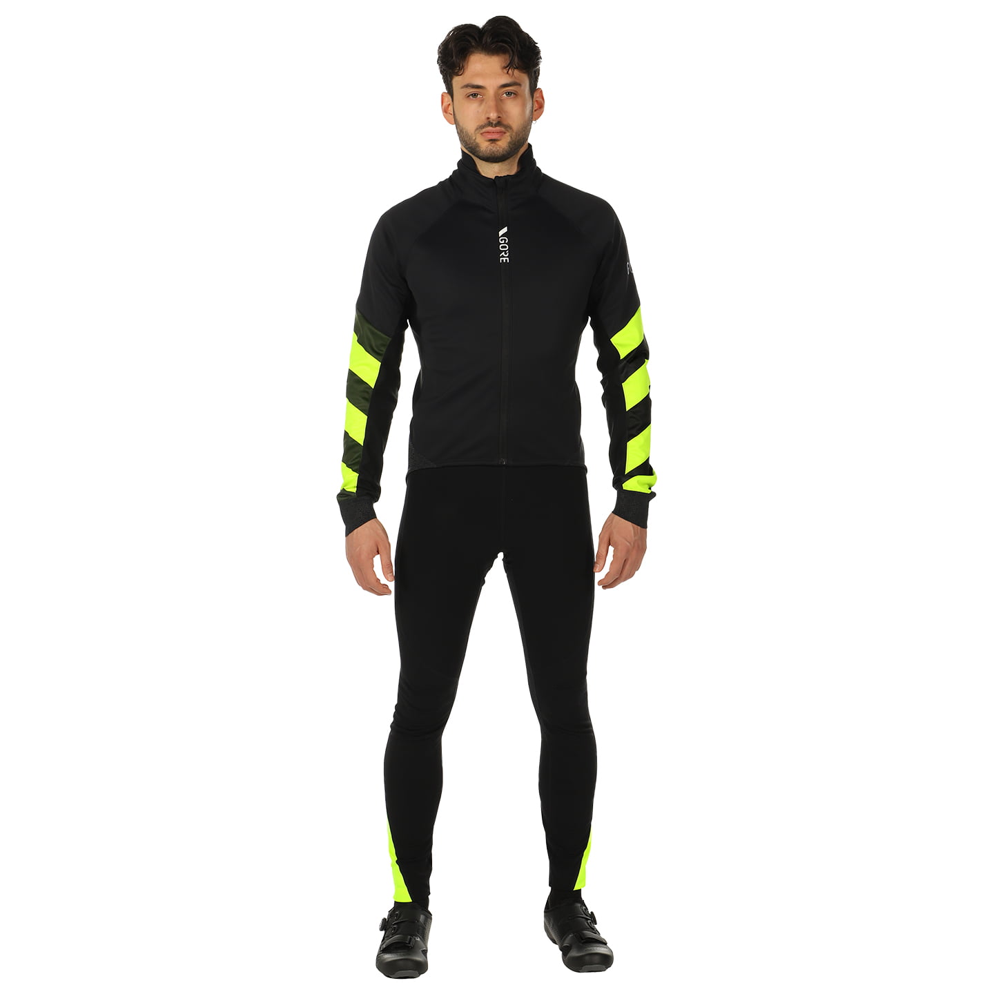 GORE WEAR C5 GTX Infinium Signal Set (winter jacket + cycling tights) Set (2 pieces), for men