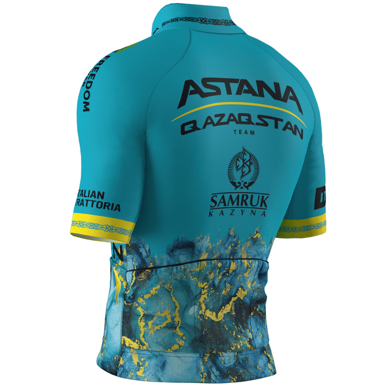 ASTANA QAZAQSTAN Kurzarmtrikot 2024 hellblau