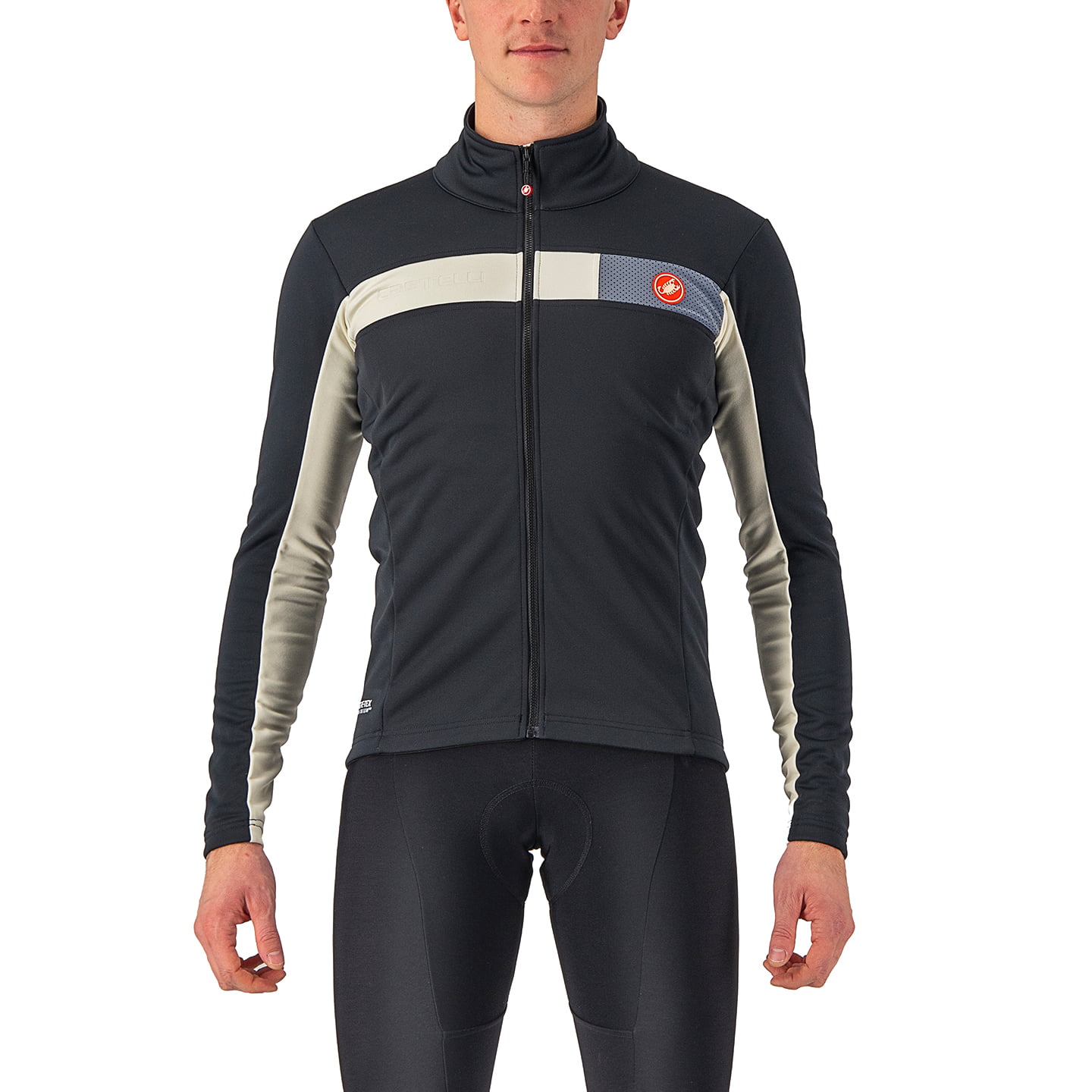 CASTELLI Mortirolo 6S Winter Jacket Thermal Jacket, for men, size L, Winter jacket, Cycle clothing