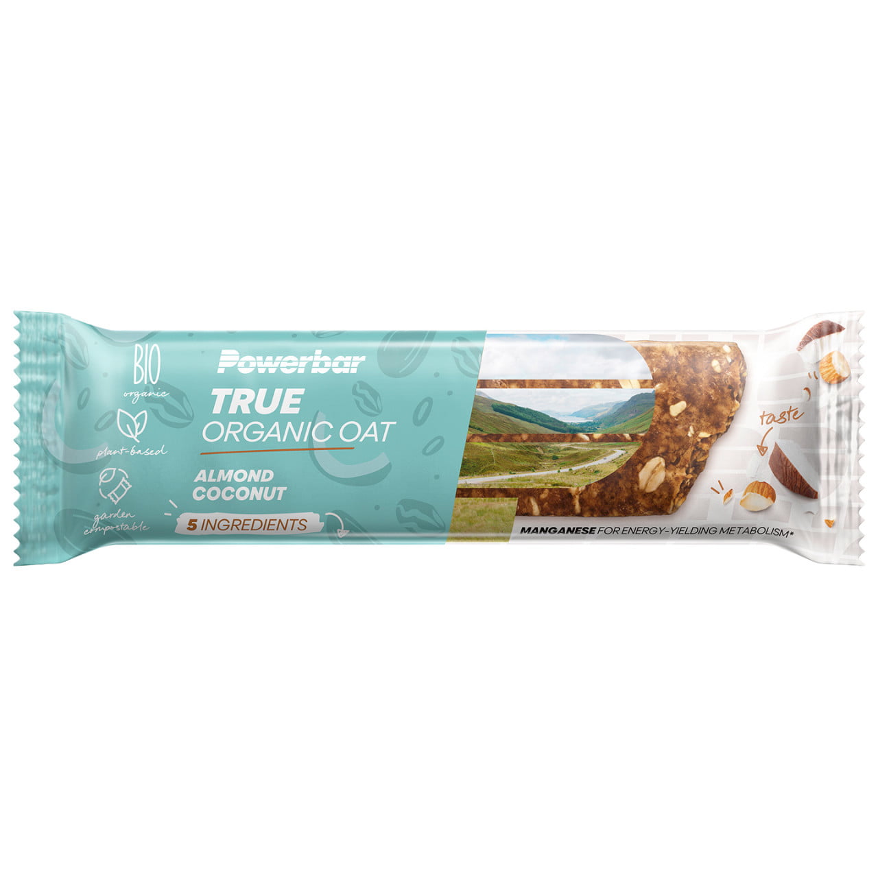 True Organic OAT Bar Almond Coconut 16 Bars per Box