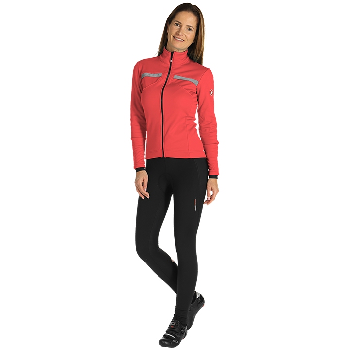 CASTELLI Dinamica Dames set (winter fietsjack + lange koersbroek) set (2 artikel