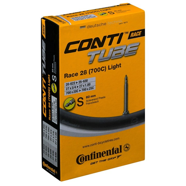 CONTINENTAL racefiets binnenband Race 28 Light SV 60, Fietsonderdelen