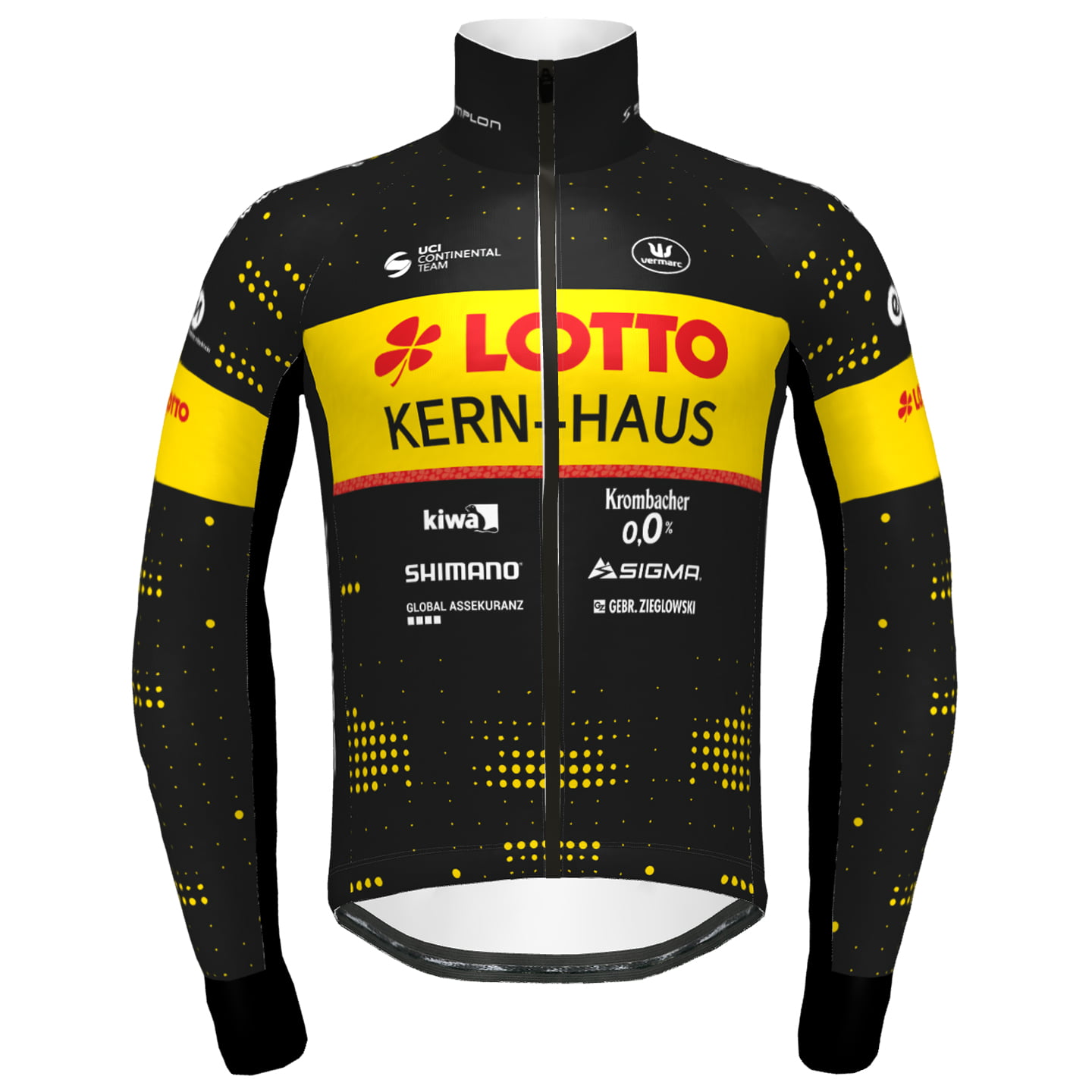 TEAM LOTTO KERN HAUS Winter Jacket 2022 Thermal Jacket, for men, size M, Winter jacket, Cycle clothing