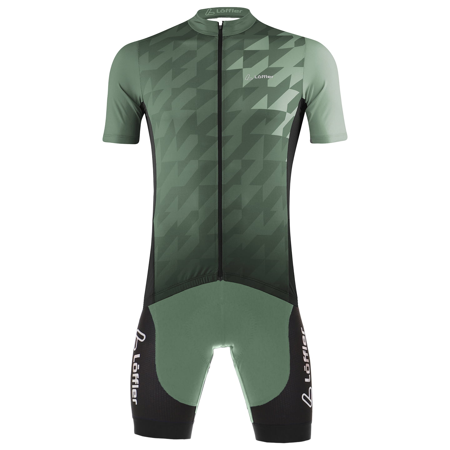 LÖFFLER Zack Mid Set (fietsshirt + fietsbroek) set (2 artikelen), voor heren