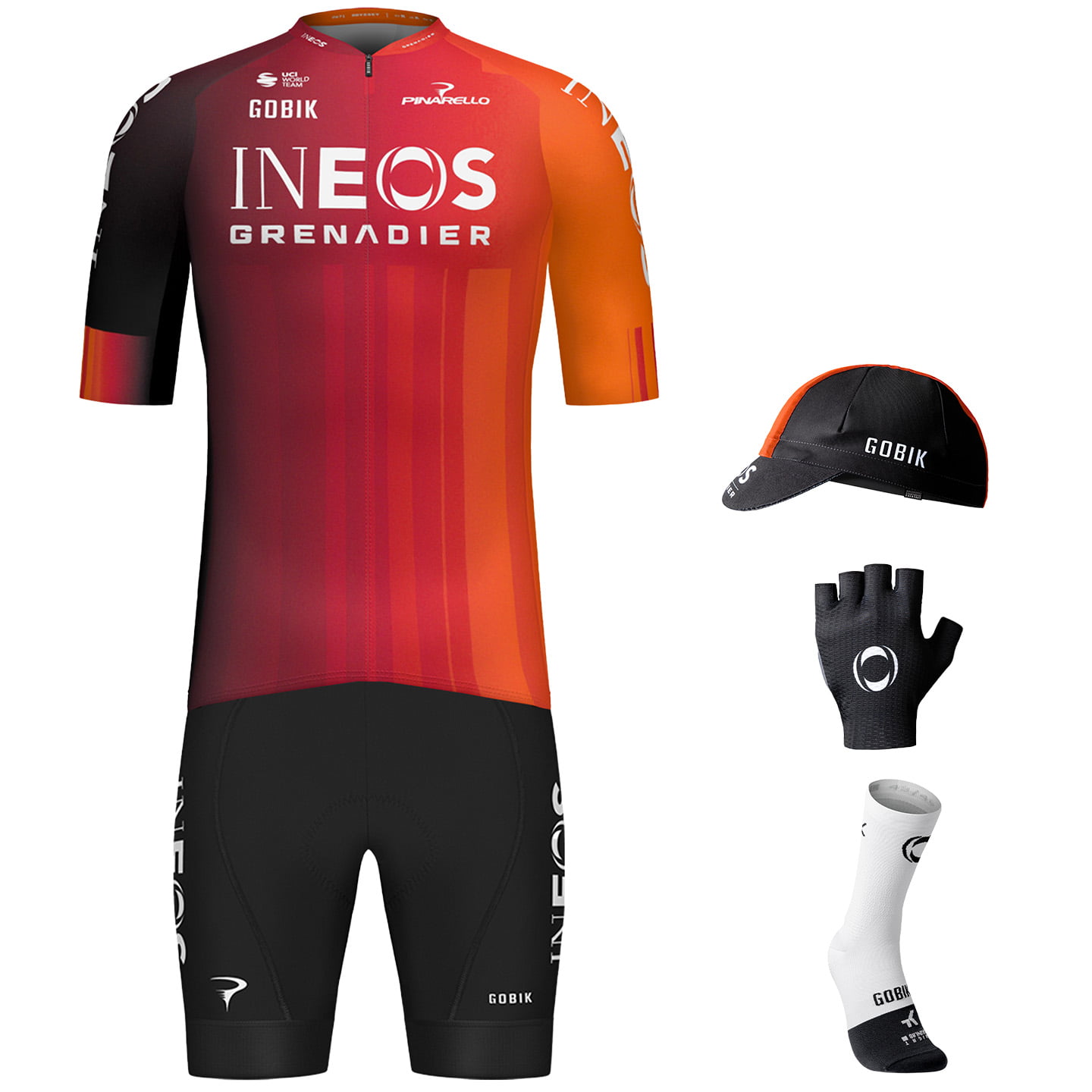 INEOS GRENADIERS 2025 Maxi-Set (5 stukken) maxiset (5 artikelen), voor heren,