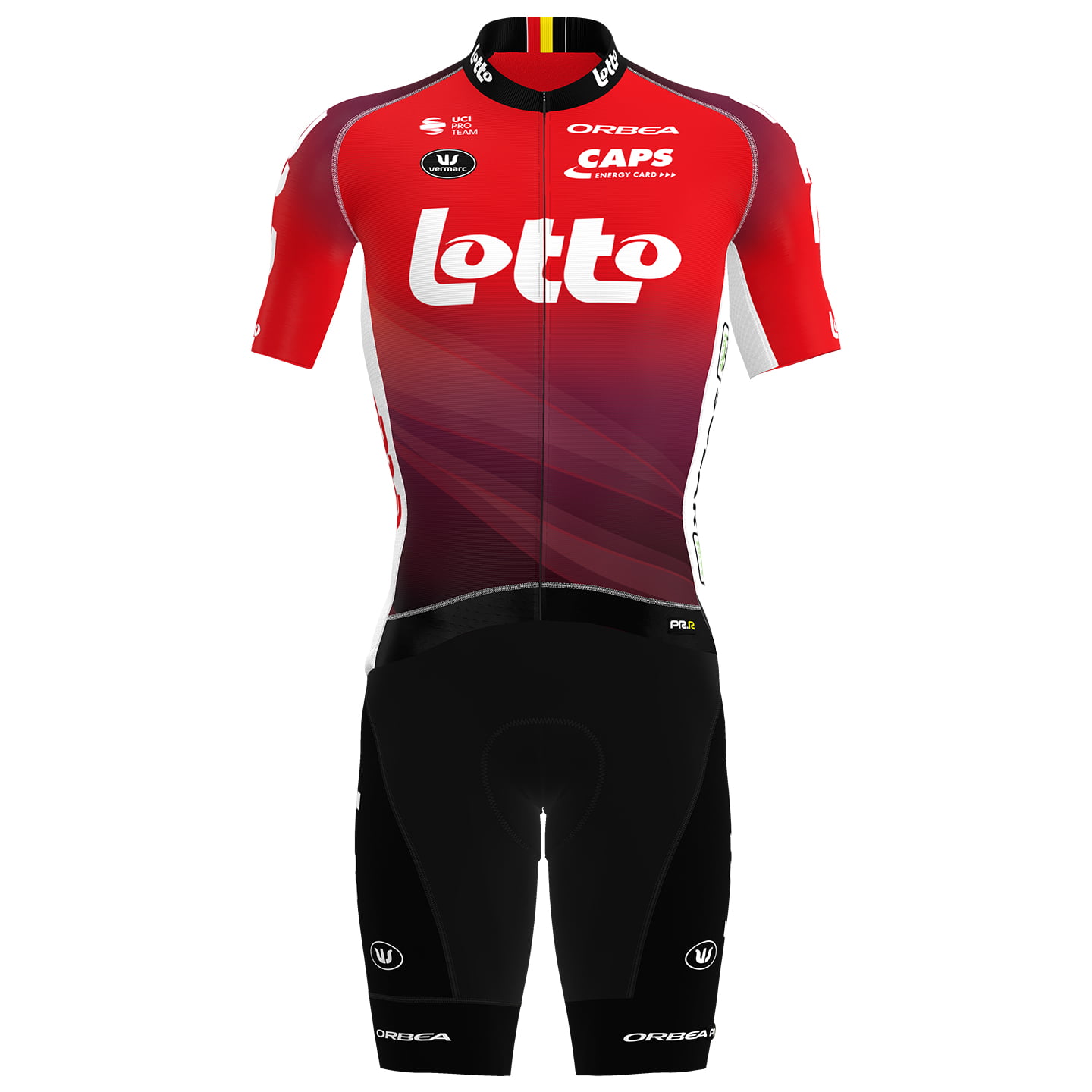 LOTTO 2025 Set (fietsshirt + fietsbroek) set (2 artikelen), voor heren,